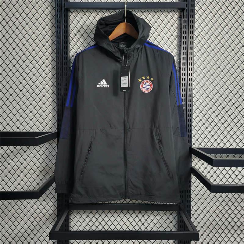 Windbreaker Bayern Munich Black Size S-XXL