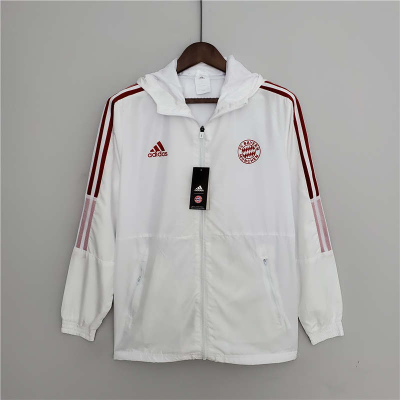 2022 Bayern Munich Windbreaker White S-XXL