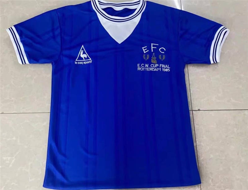 Retro 1985 Everton Home S-2Xl