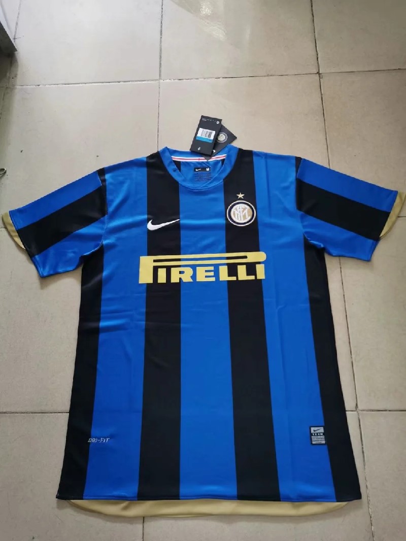 Retro 08-09 Inter Milan home soccer jersey size S~2XL