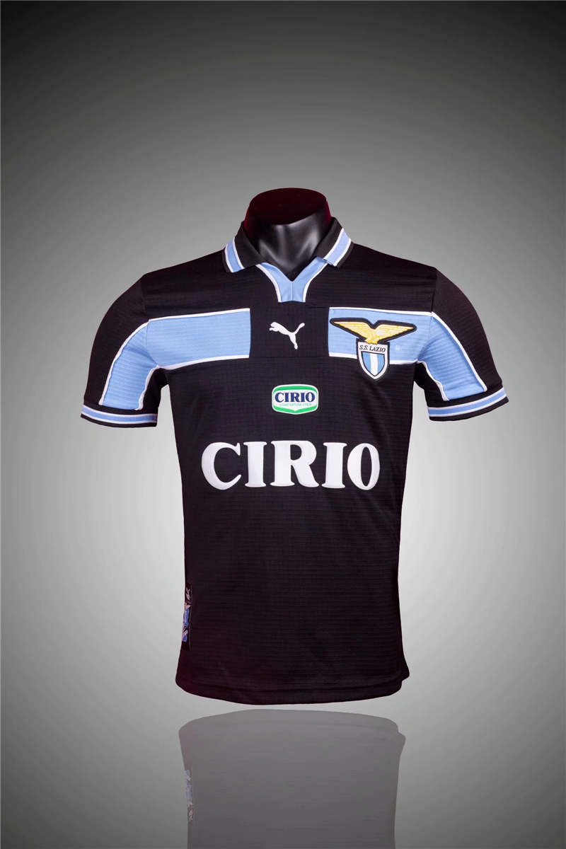 Retro 98-00 Lazio away soccer jersey size S-2XL