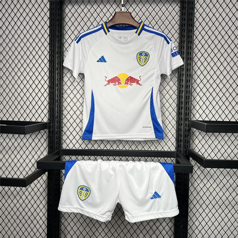 Leeds United F.C. 2425 Home Jersey Kids Kit 16-28