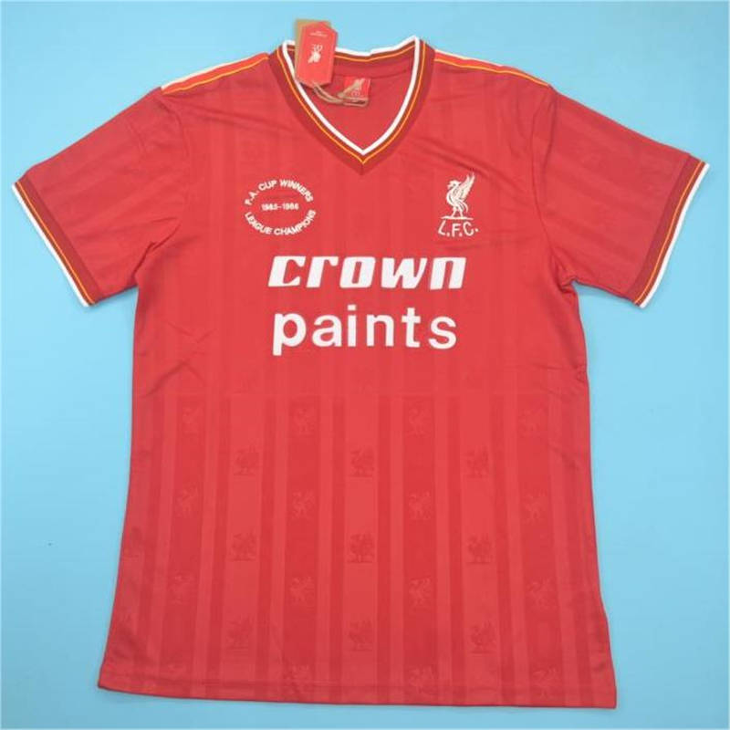 Retro 85-86 Liverpool Home size S-2XL