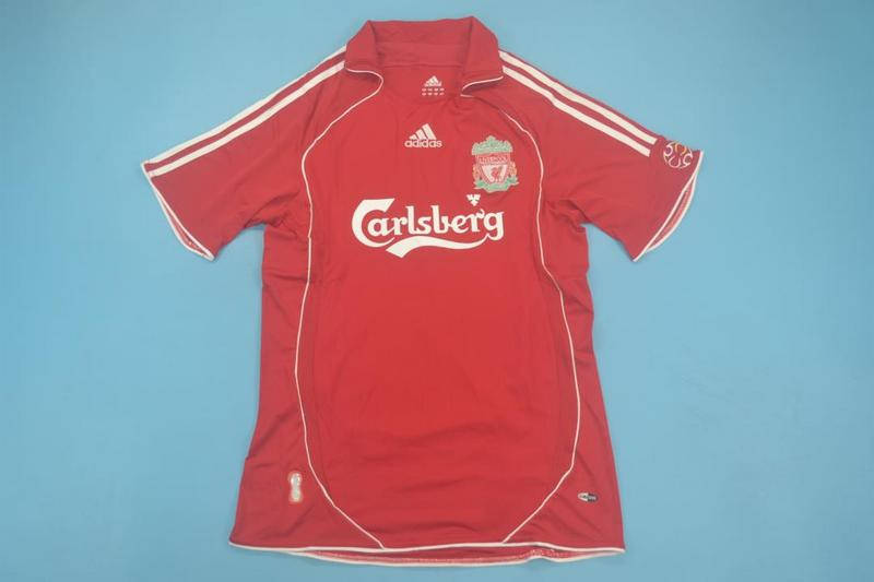 Retro 06-08 Liverpool home soccer jersey size S-2XL