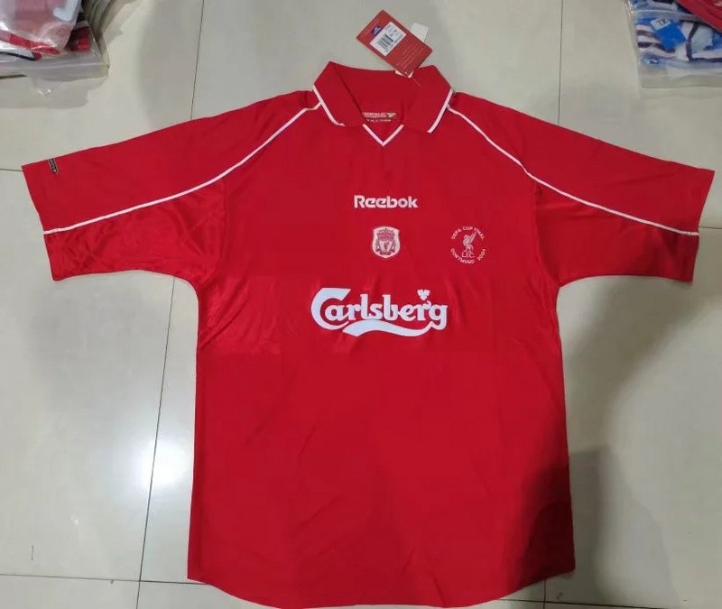 Retro Liverpool 00-02 home size S-2XL