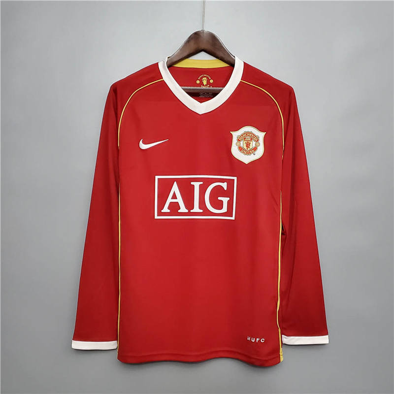 Retro 0607 Man Utd Long sleeve home S-XXL