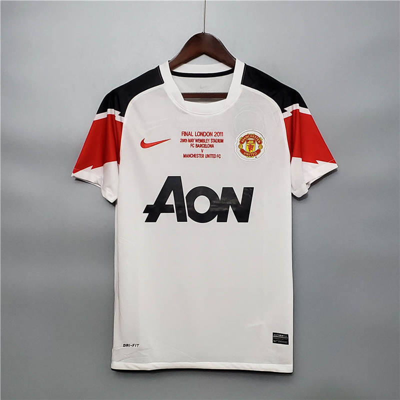 Retro 1011 Man Utd in the Champions League version away S-XXL