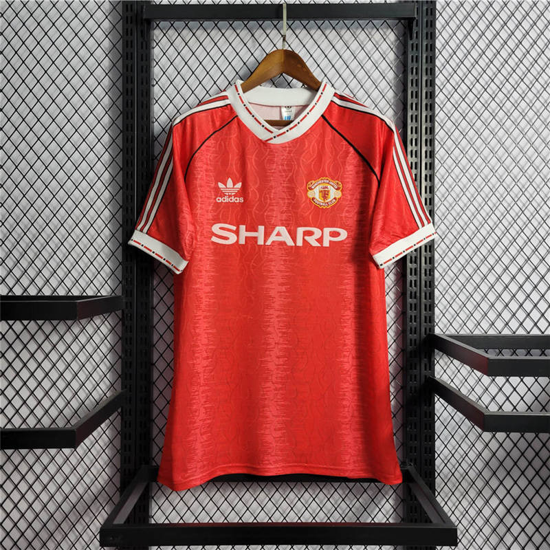 Retro 9092 Man Utd Home Size S-XXL