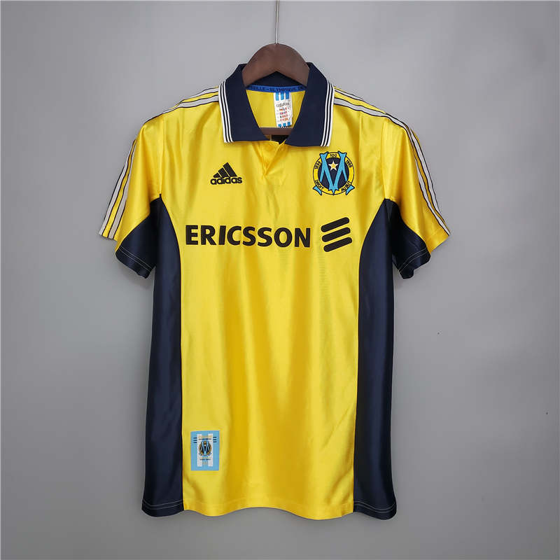 Retro 9899 Marseille away yellow S-XXL (811)