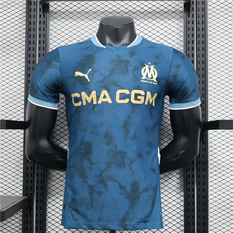 Olympique Marseille 202425 Away Jersey Player Version S-XXL