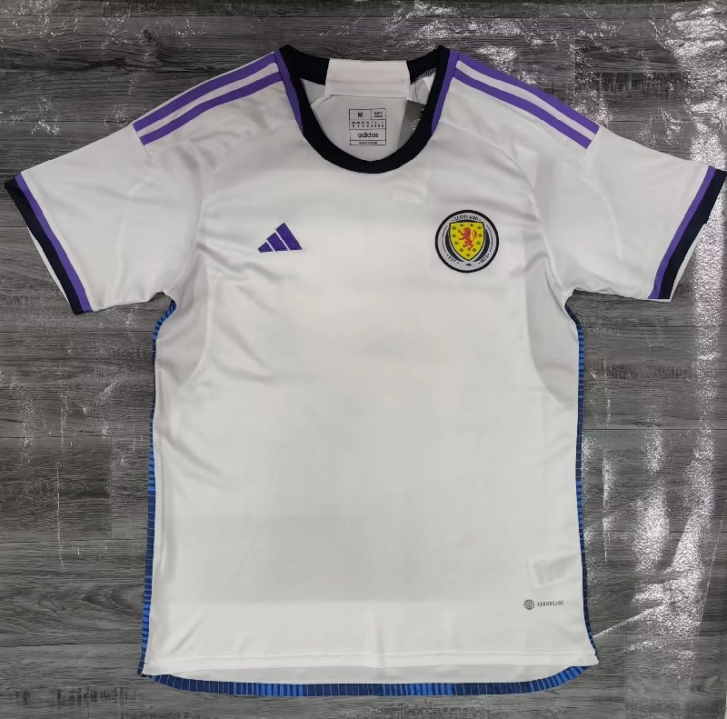 22-23 Scotland away white soccer jersey size S-2XL