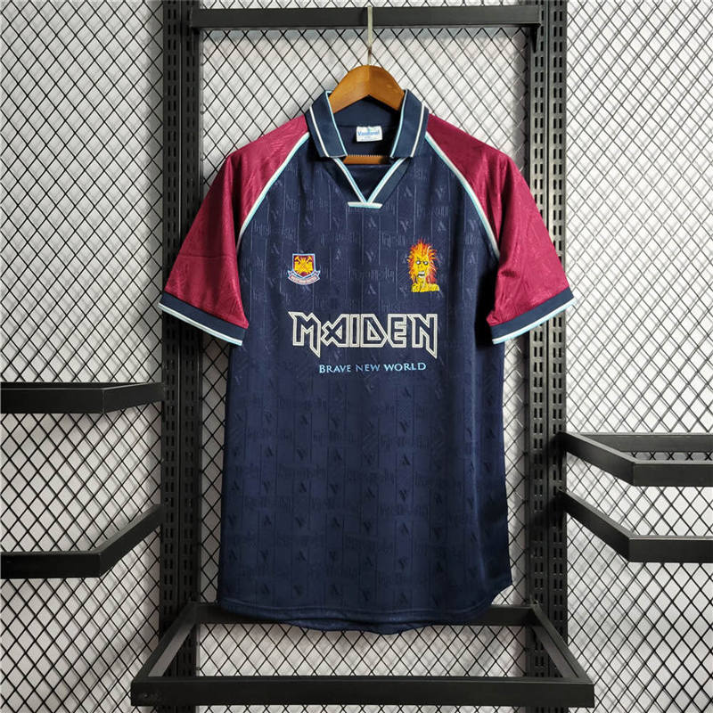 Retro 1999 West Ham Iron Maiden home joint board size S-XXL