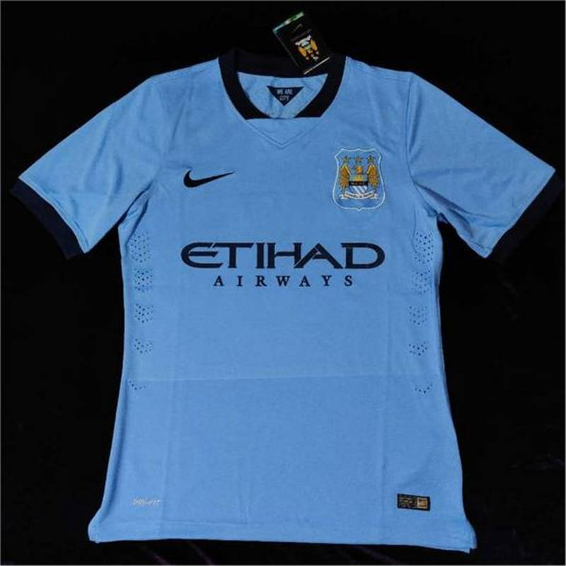 Retro Man City 14-15 home size S-2XL